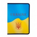 Папка на молнии BUROMAX UKRAINE, А4 желтая