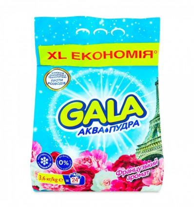 Порошок пральний автомат GALA Аква-Пудра Французький аромат, 3,6кг ( s.19363 )