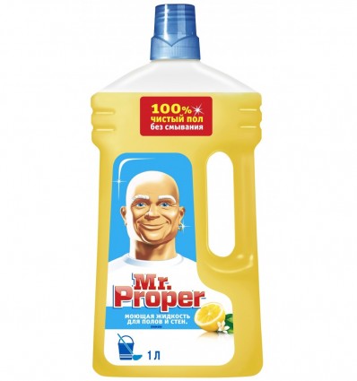 Средство для мытья полов и стен MR. PROPER Лимон 1л ( s.44762 )