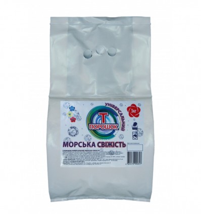 Порошок стиральный универсальный "Морская свежесть" 3 кг ( t.90348 )