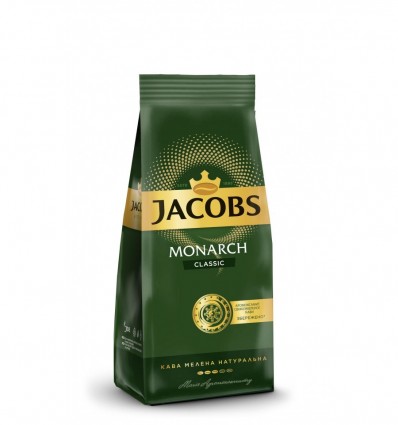 Кофе молотый Jacobs Monarch Classic, 225г , пакет