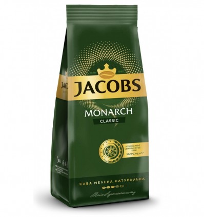 Кофе молотый Jacobs Monarch Classic, 450г , пакет