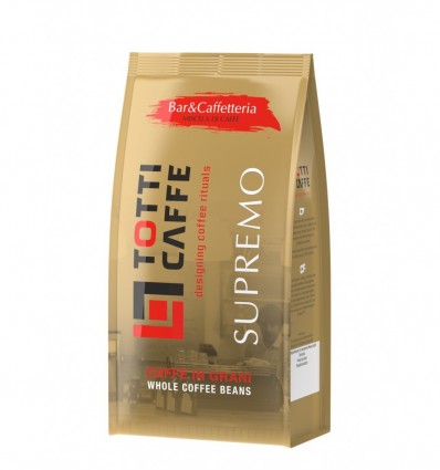 Кава в зернах TOTTI Caffe SUPREMO, пакет 1000г