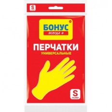 Рукавички універсальні БОНУС, гумові, розмір S ( bn.84800 )