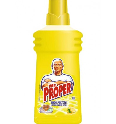 Засіб рідкий для миття підлоги "MR. PROPER", Лимон, 500 мл