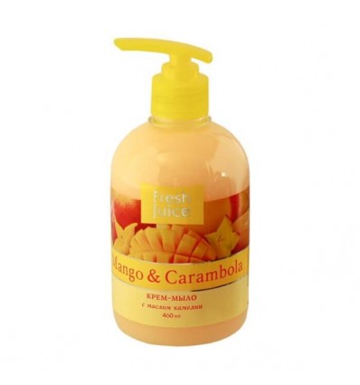 Крем-мило рідке,FRESH JUICE Mango&Carambola, 460мл ( e.23333 )