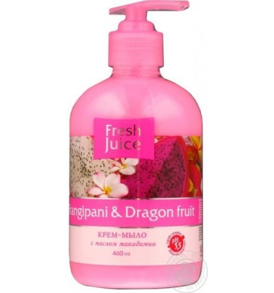 Крем-мило рідке, FRESH JUICE Frangipani&Dragon fruit, 460 мл ( e.23326 )