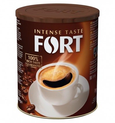 Кофе растворимый Fort, металлическая банка 200г