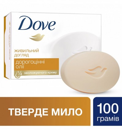 Крем-мило Dove Дорогоцінні олії 100 г