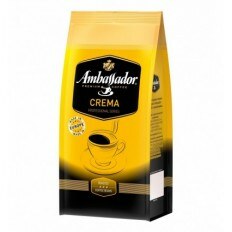 Кава в зернах Ambassador Crema, пакет 1000г