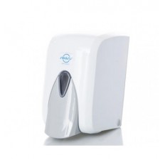Дозатор для мыла-пены, Solaris 0,5 л, кнопочный, белый