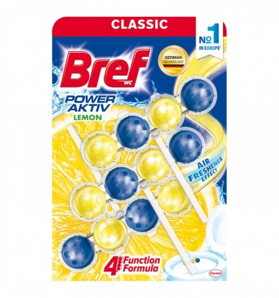 Туалетный блок BREF Лимон Триопак 150г ( bf.53463 )