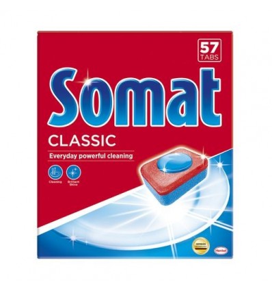 Таблетки SOMAT Classic in one для посудомийних машин 57 шт