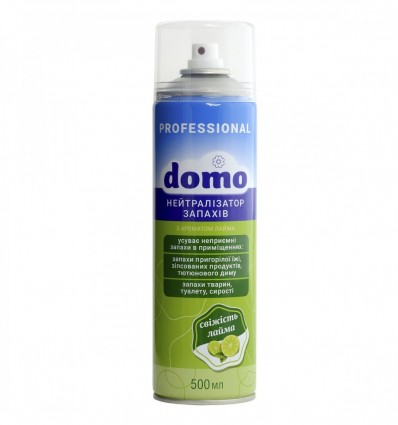 Освежитель воздуха DOMO PROFI нейтрализатор запахов, Лайм 500 мл