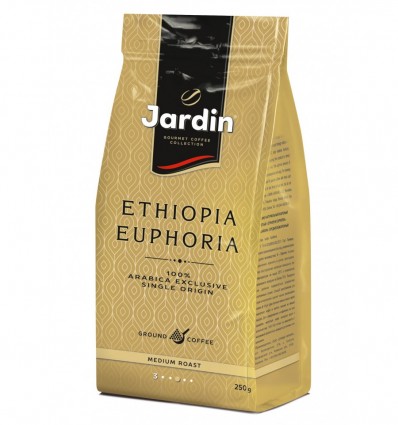 Кава мелена JARDIN "Ethiopia Euphoria" сила смаку "3" середнього обсмаження 250 гр.