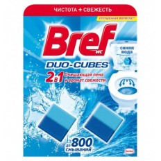 Очищающие кубики для туалета BREF Duo-Cubes 2в1, 100г