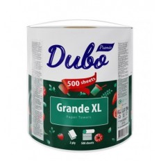 Полотенца целлюлозные Диво "GRANDE XL", 1 рулон, на гильзе, 2-х слойные, белые