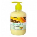 Крем-мило рідке, FRESH JUICE Papaya 460 мл, з зволожуючим молочком, 460 мл ( e.14591 )