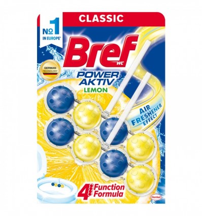 Туалетний блок BREF Сила актив Лимон Дуопак, 100г ( bf.56832 )