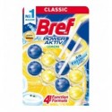 Туалетний блок BREF Сила актив Лимон Дуопак, 100г ( bf.56832 )