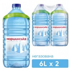 Вода минеральная негазированная "Моршинска" 6л ПЭТ