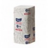 Полотенца бумажные PAPERO целлюлозные Z-образные 22.5х22 см, 200 листов, 2-х слойные, белый
