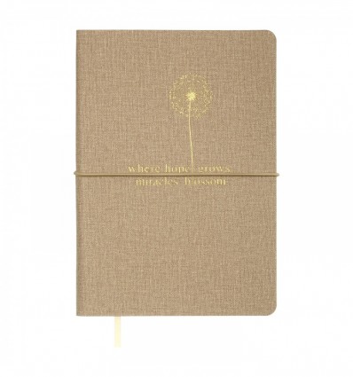 Блокнот деловой NICE А5, 96л, чистый, обл. иск. кожа , бежевый ( BM.295015-28 )