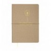 Блокнот деловой NICE А5, 96л, чистый, обл. иск. кожа , бежевый ( BM.295015-28 )
