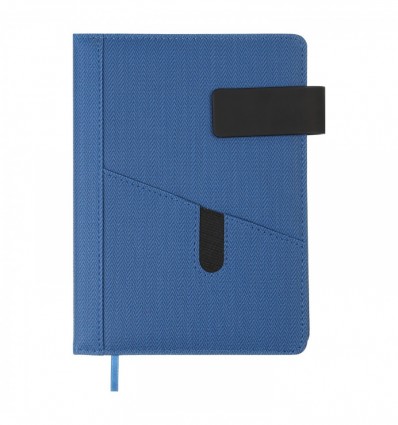 Щоденник недатований GALAXY, A5, синій, штучна шкіра