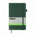 Книга записна ETALON BM.291060-04, 96арк., 125х195 мм, чиста, обкладинка штучна шкіра, зелена