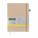 Книга записна ETALON 96арк., клітинка, обкладинка штучна шкіра, золото ( BM.292160-23 )
