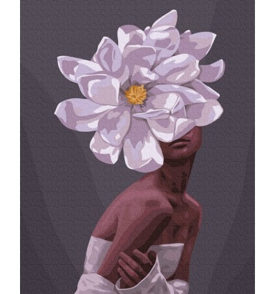 Картина за номерами "В обіймах квітів", 40х50, KIDS Line