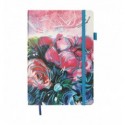 Блокнот деловой CHERIE А5, 96л, чистый, обл. иск. кожа , синий ( BM.295005-02 )