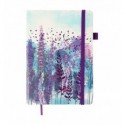 Блокнот деловой CHERIE А5, 96л, чистый, обл. иск. кожа , фиолетовый ( BM.295005-07 )