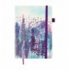 Блокнот деловой CHERIE А5, 96л, чистый, обл. иск. кожа , фиолетовый ( BM.295005-07 )