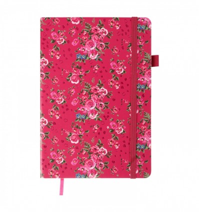 Блокнот деловой CHERIE А5, 96л, чистый, обл. иск. кожа , малиновый ( BM.295005-29 )