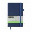 Книга записная ETALON BM.291060-02, 96л., 125х195 мм, чистая, обложка искуственная кожа, синяя