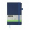Книга записная ETALON BM.291060-02, 96л., 125х195 мм, чистая, обложка искуственная кожа, синяя