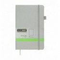 Книга записная ETALON BM.291060-24, 96л., 125х195 мм, чистая, обложка искуственная кожа, серебро