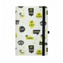 Книга записна TRENDY, 96 арк., клітинка, тверда обкладинка, біла ( BM.255111-12 )