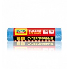 Пакет для сміття БОНУС 120л 10шт, чорні ( bn.24878 )