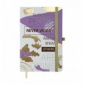 Книга записна IDEA 96 арк., клітинка, тверда обкладинка, бузкова ( BM.255104-26 )