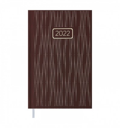 Ежедневник датированный 2022 VELVET, A6, бордовый