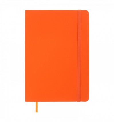 Блокнот деловой TOUCH ME А5, 96л, линия, обл. иск. кожа , оранжевый ( BM.295202-11 )