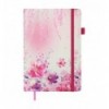 Блокнот деловой CHERIE А5, 96л, клеточка, обл. иск. кожа , розовый ( BM.295105-10 )