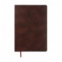 Блокнот діловий BELLAGIO А5, 96арк, клітинка, обкл. шт. шкіра , коричневий ( BM.295118-19 )