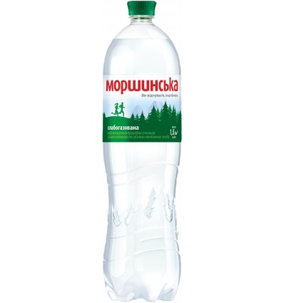 Вода мінеральна "Моршинская", слабогазована 1,5л, ПЕТ