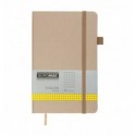 Книга записна ETALON 96 арк., клітинка, обкладинка штучна шкіра, золота ( BM.291160-23 )