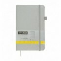 Книга записна ETALON BM.291160-24, 96 арк., 125х195 мм, клітинка, обкладинка штучна шкіра, срібло