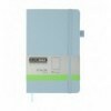 Книга записна ETALON BM.291060-14, 96 арк., 125х195 мм, чиста, обкладинка штучна шкіра, блакитна